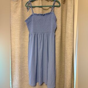 H&M Light Blue Smocked Tube Top